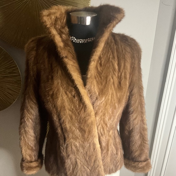 **Vintage Mink Fur Jacket** - Picture 1 of 7